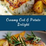 Cod & Potatoes in Rosemary Cream Sauce Recipe