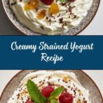 Strained Yogurt (Thick Yogurt) Recipe