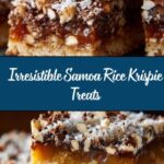 Samoa Rice Krispie Treats Recipe
