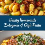 Homemade Bolognese Sauce with Gigli Pasta Recipe
