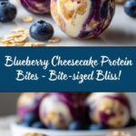 Blueberry Cheesecake Protein Bites Recipe