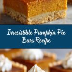 Pumpkin Pie Bars Recipe