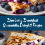 Blueberry Breakfast Quesadilla Delight! Recipe