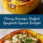Cheesy Sausage-Stuffed Spaghetti Squash Recipe