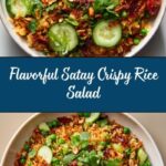 Satay Crispy Rice Salad Recipe