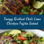 Grilled Chili Lime Chicken Fajita Salad Recipe