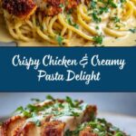 Crispy Chicken with Creamy Pasta Recipe