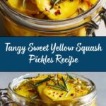 Sweet Yellow Squash Pickles Recipe