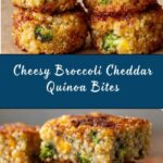 Broccoli Cheddar Quinoa Bites Recipe