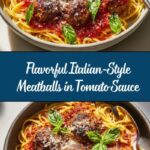 Italian-Style Meatballs in Tomato Sauce Recipe
