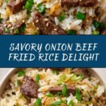 Onion Beef Fried Rice Recipe