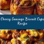 Sausage-Cheese Ball Biscuit Cups Recipe
