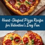 Heart-Shaped Pizza for Your Loved Ones Recipe