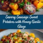 Sausage Sweet Potatoes Honey Garlic Recipe