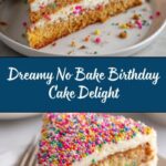 No Bake Birthday Cake Delight Recipe