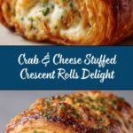 Crab & Cheese Filled Crescent Rolls Recipe