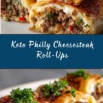 Keto Philly Cheesesteak Roll-Ups Recipe