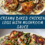 Baked Legs with Cream of Mushroom Recipe