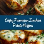Crispy Parmesan Zucchini Potato Muffins Recipe