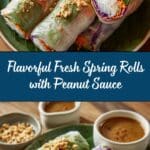 Fresh Spring Rolls with Peanut Sauce Recipe