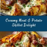 One-Pan Creamy Meat & Potato Skillet Recipe