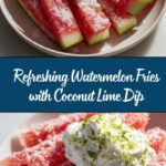 Watermelon Fries with Coconut Lime Dip Recipe