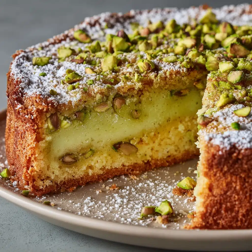 Pistachio Ooey Gooey Butter Cake Recipe - Recipe Image