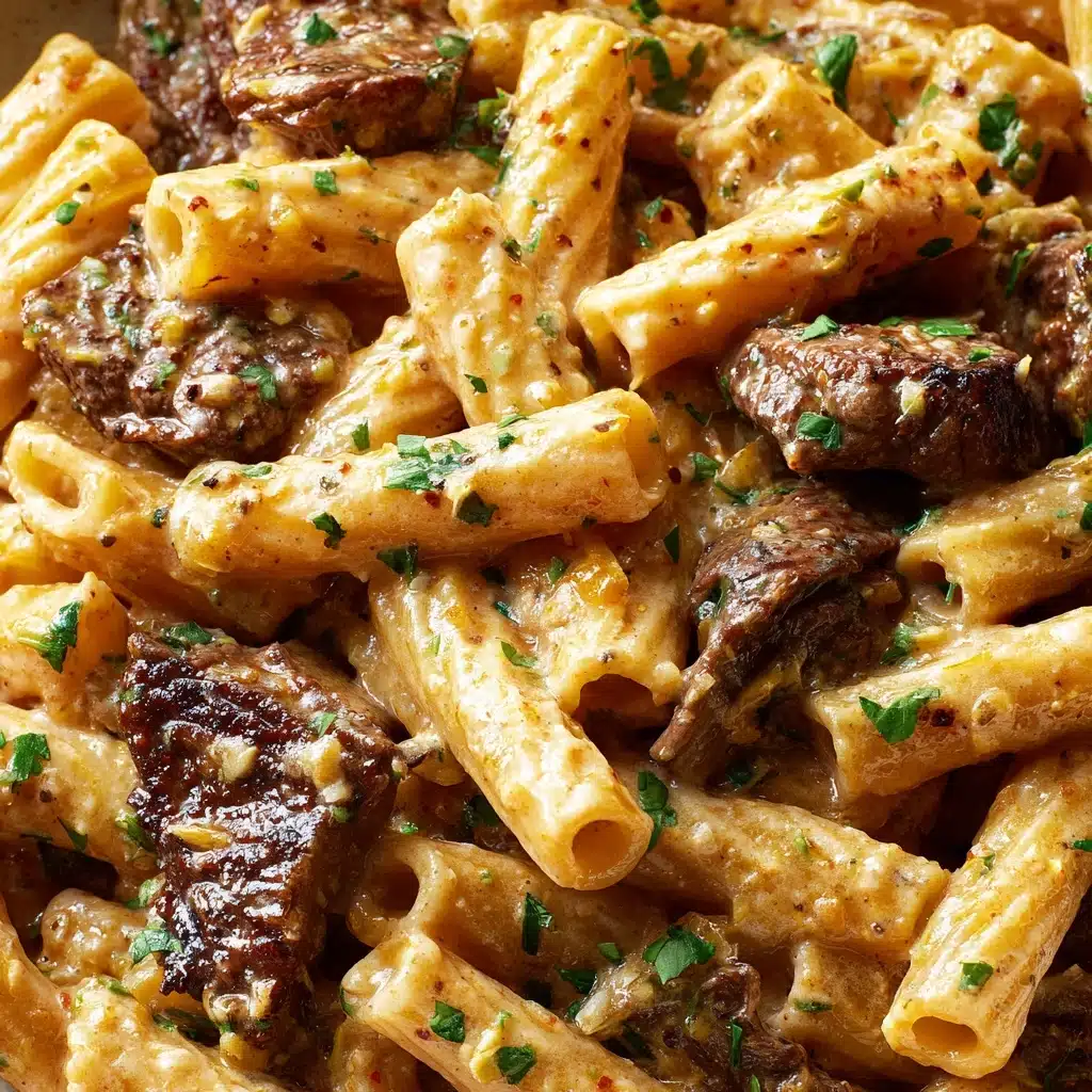 Creamy Slow Cooker Beef Pasta Recipe - Recipe Image