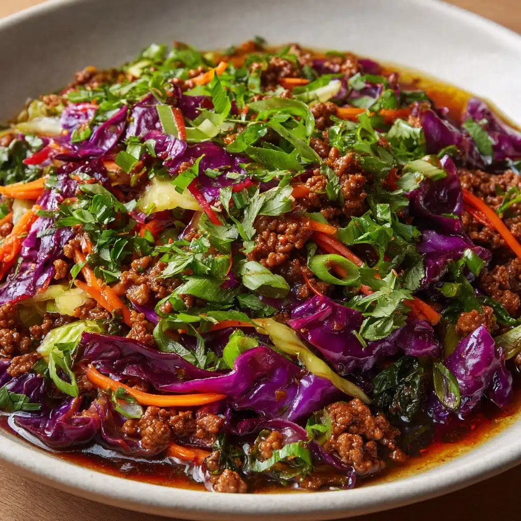 Ground Beef and Cabbage Stir-Fry Recipe - Recipe Image