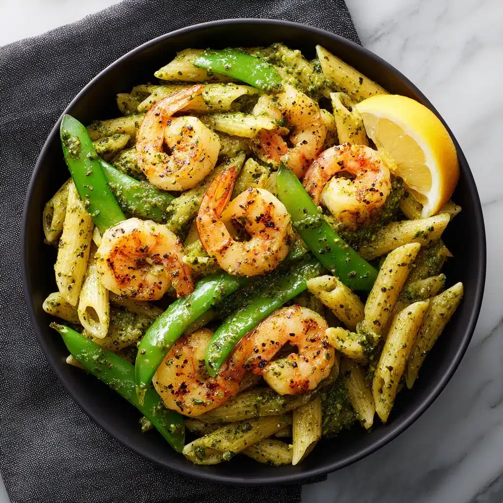 Shrimp Pesto Penne Recipe - Recipe Image