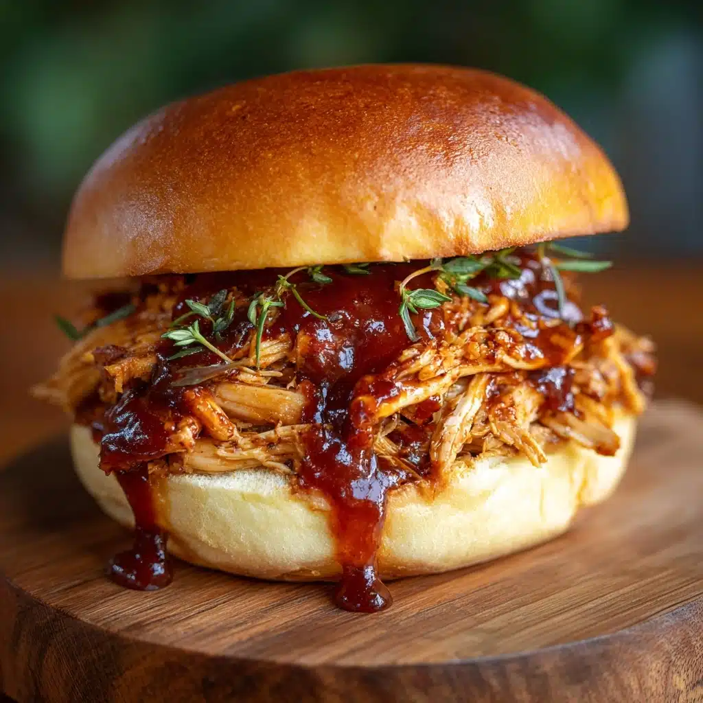 Slow Cooker Pulled BBQ Chicken Recipe - Recipe Image