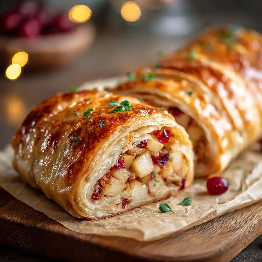 Turkey & Cranberry Sausage Rolls Recipe - Recipe Image