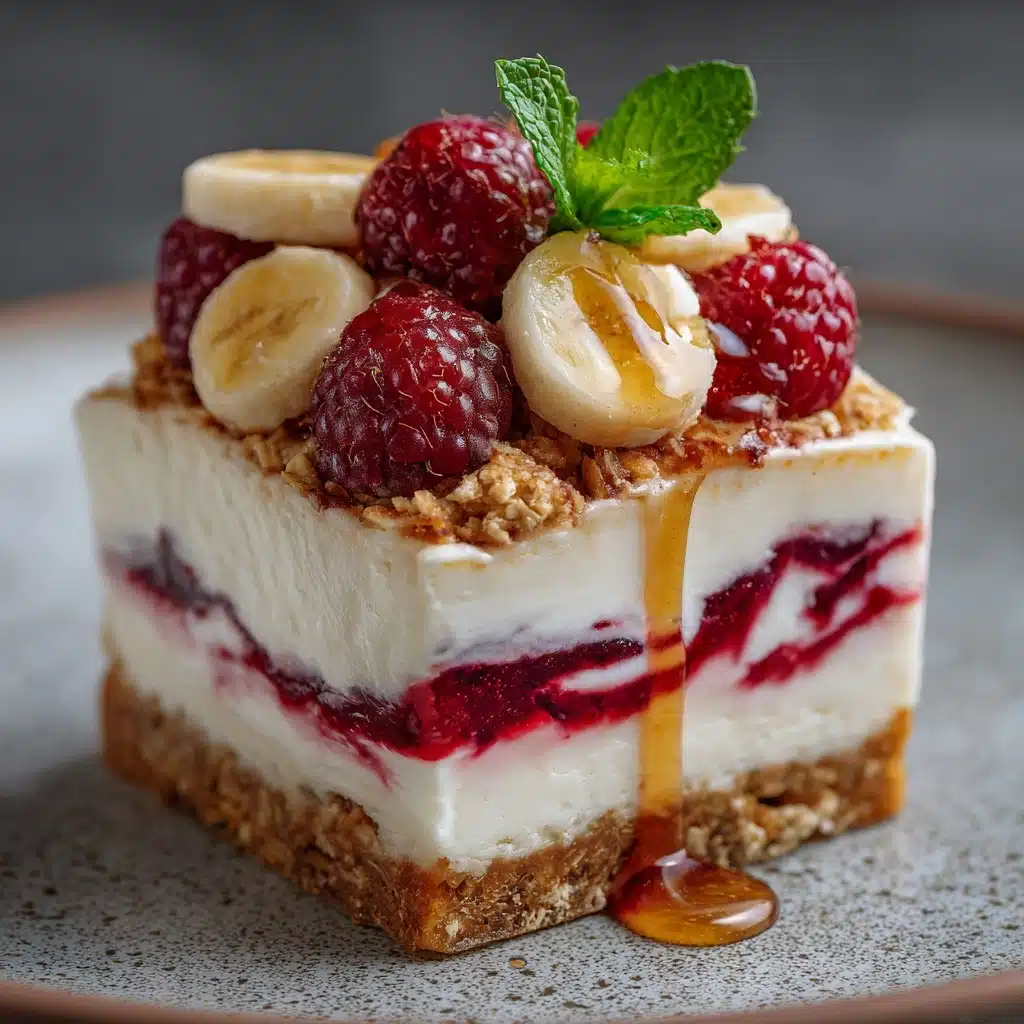 No-Bake Banana Split Cake Recipe - Recipe Image