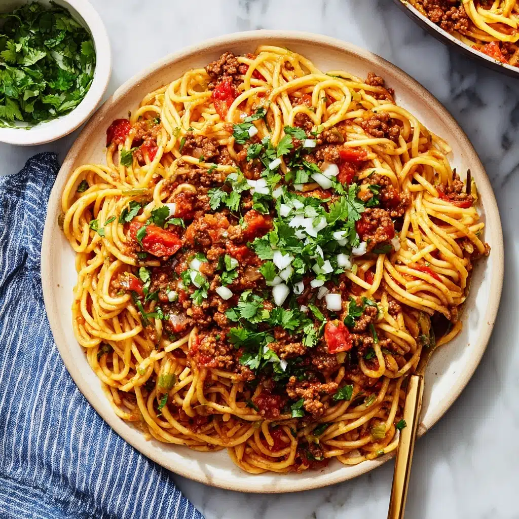 Taco Spaghetti Recipe - Recipe Image