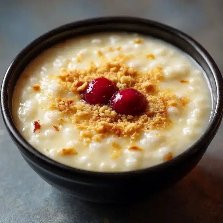 Creamy Custard-Style Rice Pudding Recipe