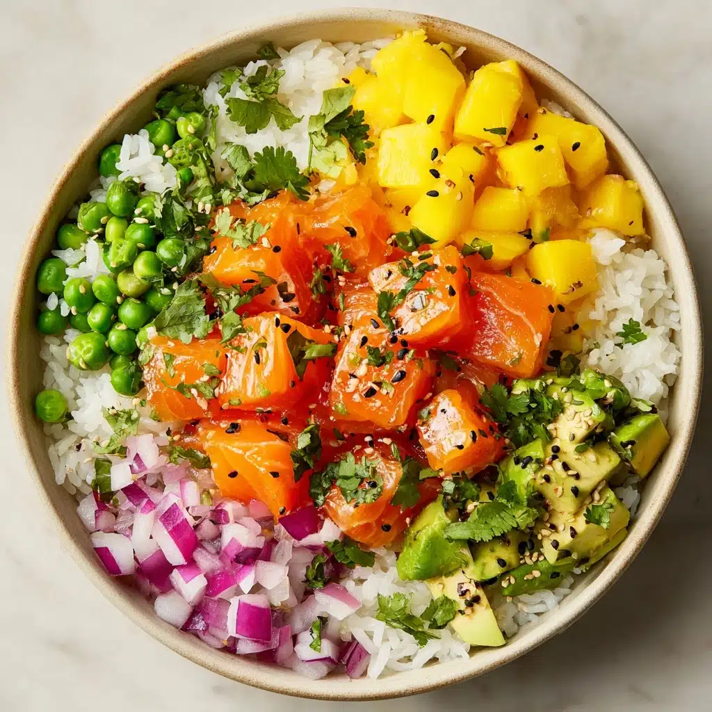 Spicy Salmon Bowls with Coconut Rice Recipe - Recipe Image