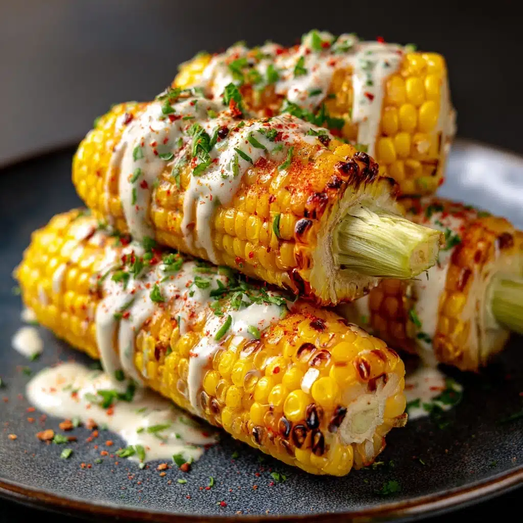 Cheesy Garlic Butter Corn on the Cob Recipe - Recipe Image