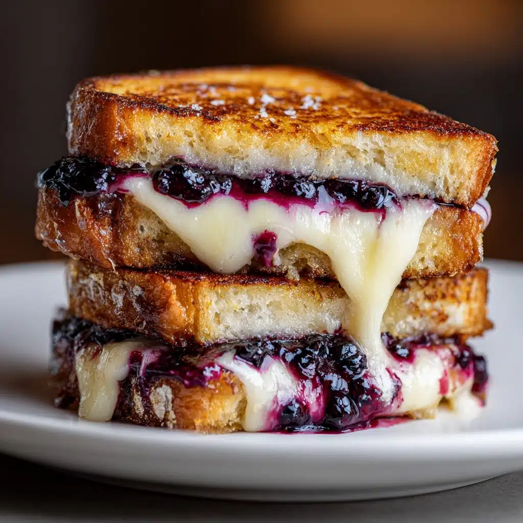 The Best Blueberry Brie Grilled Cheese You’ll Ever Make Recipe - Recipe Image