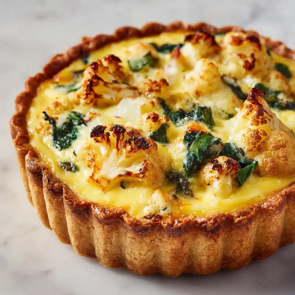 Perfect Cauliflower & Spinach Quiche Recipe