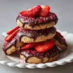 Chocolate Dipped Strawberry Cookies Recipe