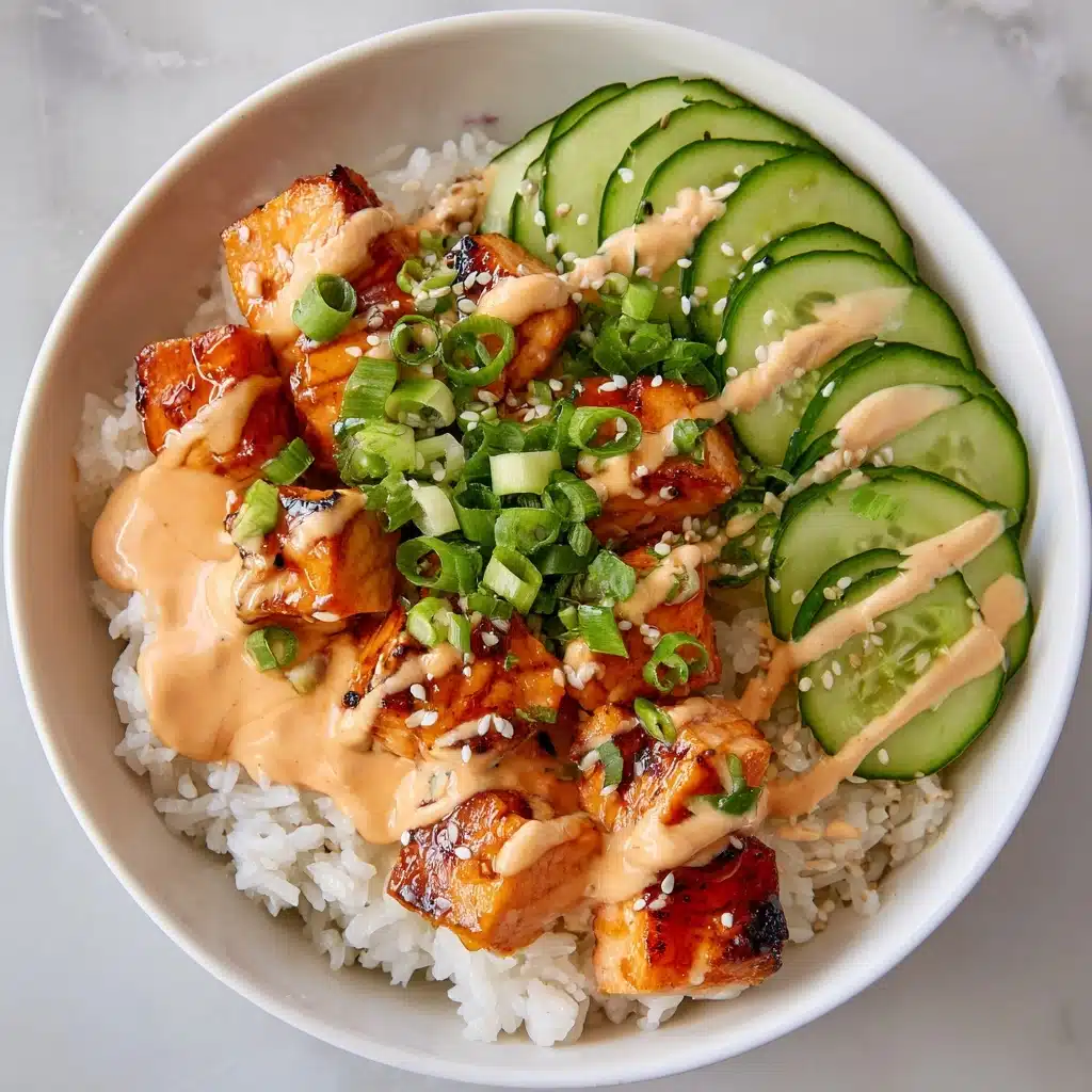 Spicy Salmon Rice Bowl Recipe - Recipe Image