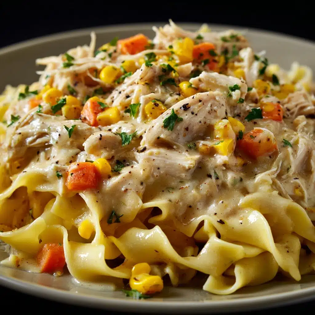 Creamy Ranch Chicken & Noodles Recipe - Recipe Image
