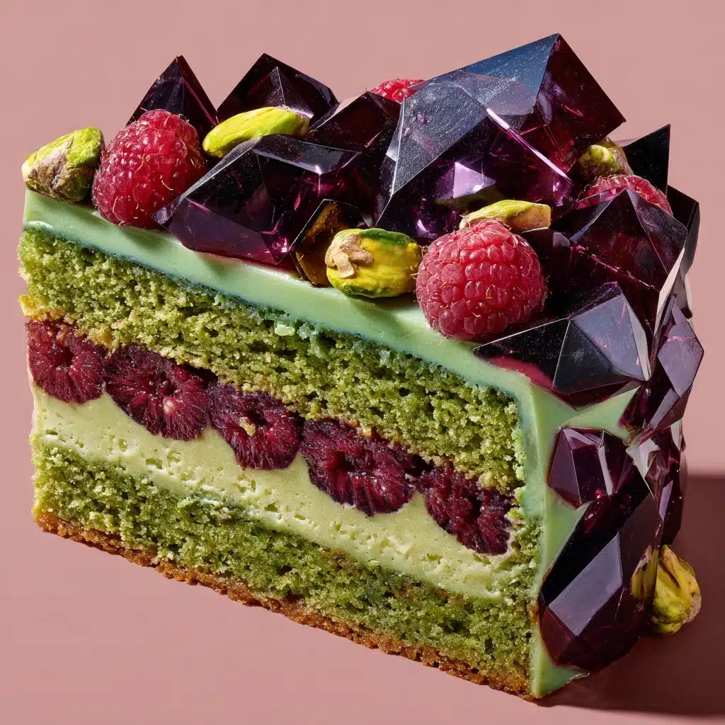 Raspberry Delight Pistachio Cake Extravaganza Recipe - Recipe Image