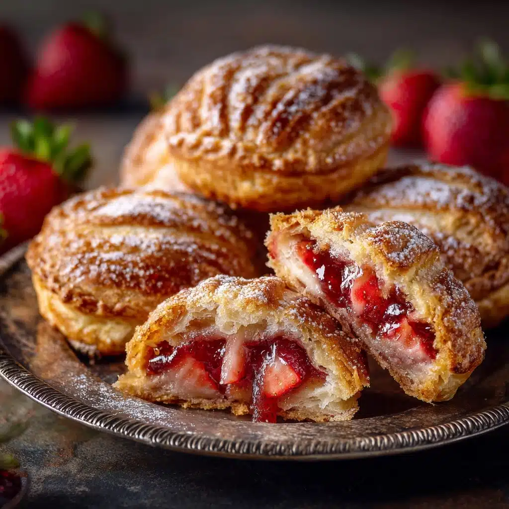 Strawberry Rhubarb Hand Pies Recipe - Recipe Image