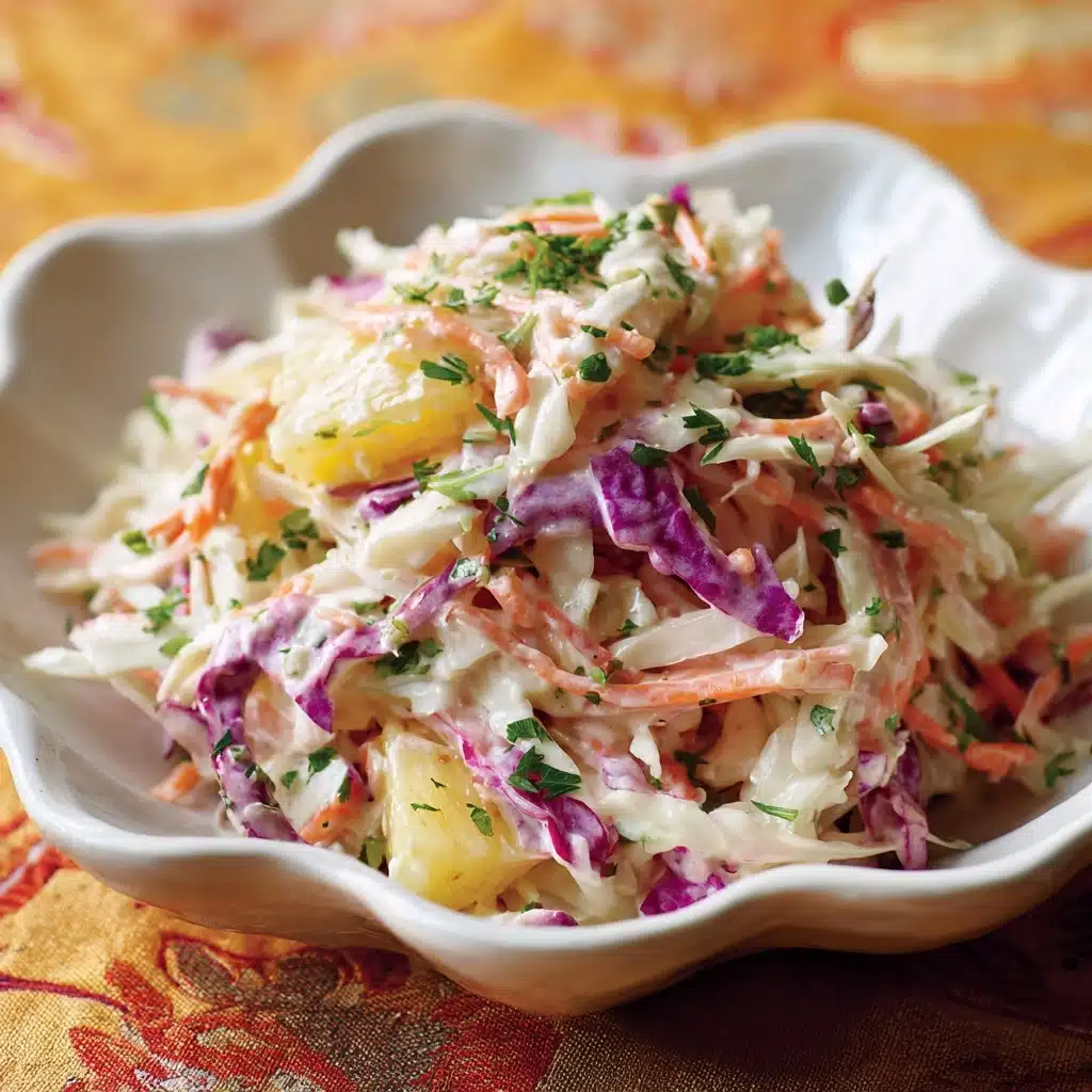 Hawaiian Pineapple Coleslaw Recipe - Recipe Image