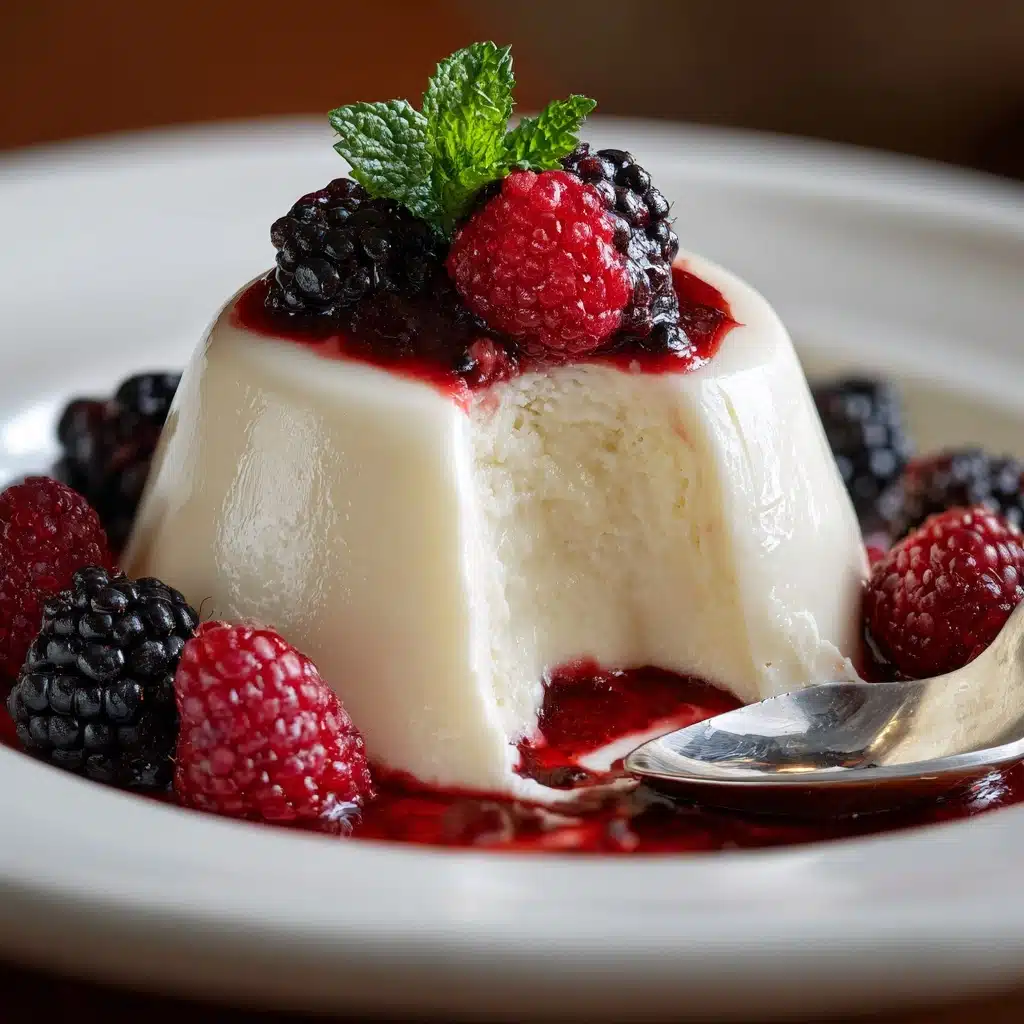 Bavarian Cream And Berries Recipe - Recipe Image