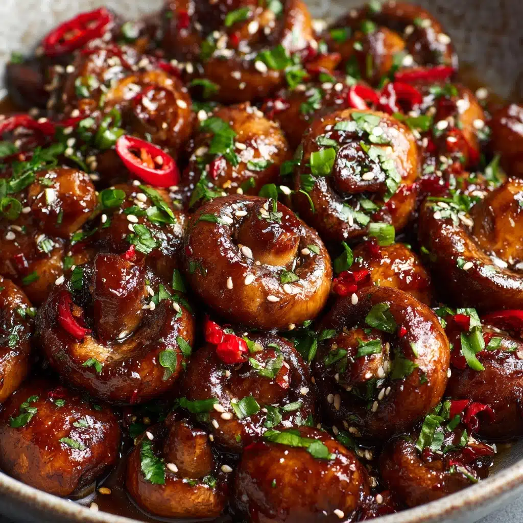 Garlic Mushroom Chicken Stir-Fry Recipe - Recipe Image