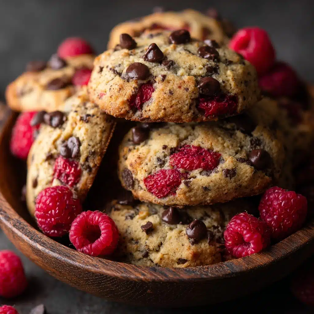 Delicious Raspberry and Chocolate Chip Cookies Recipe - Recipe Image