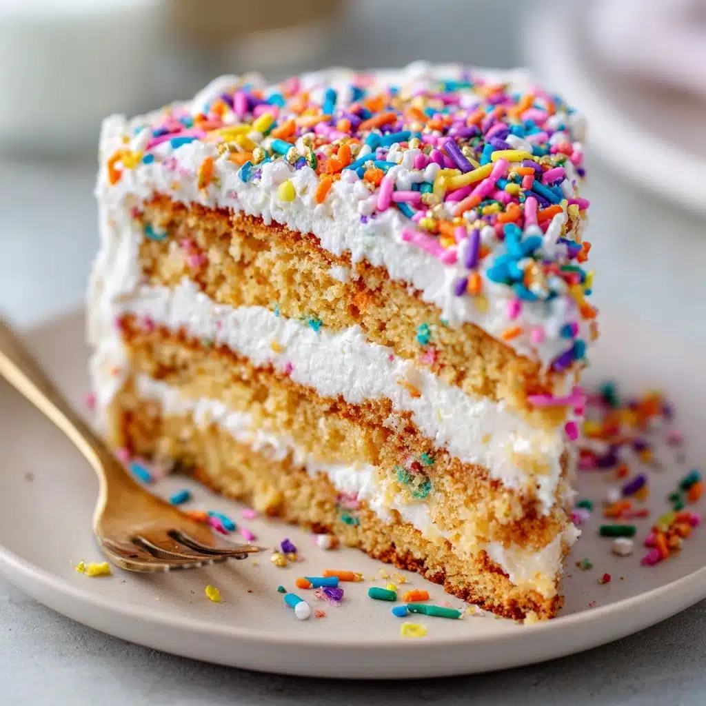 No Bake Birthday Cake Delight Recipe - Recipe Image