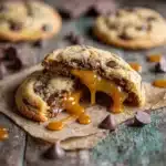 Caramel Chocolate Chip Cookies Recipe
